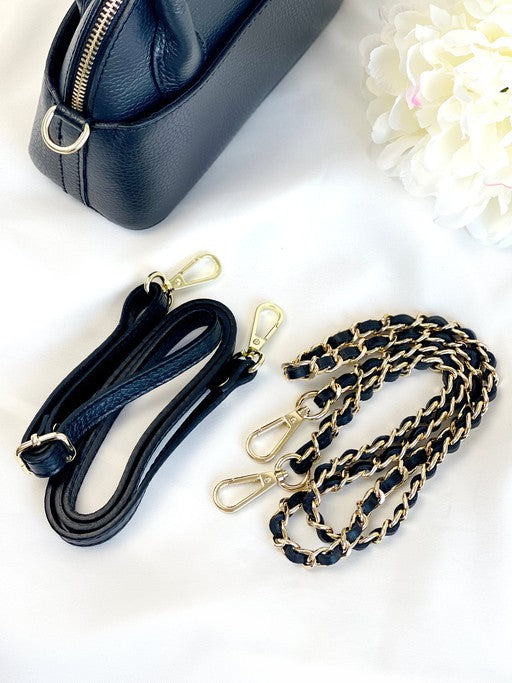 Adjustable Leather Straps, Purse Chains, Chain Extenders & Wristlets – XARI  COLLECTIONS