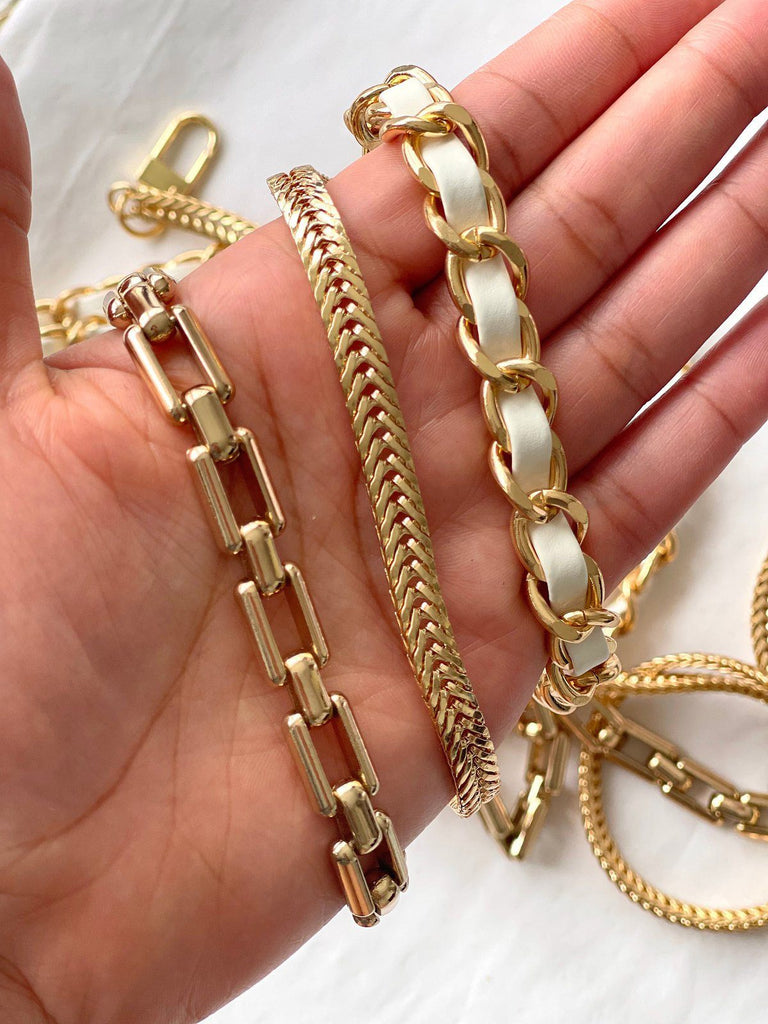 Braided Chain - Gold Purse Chain