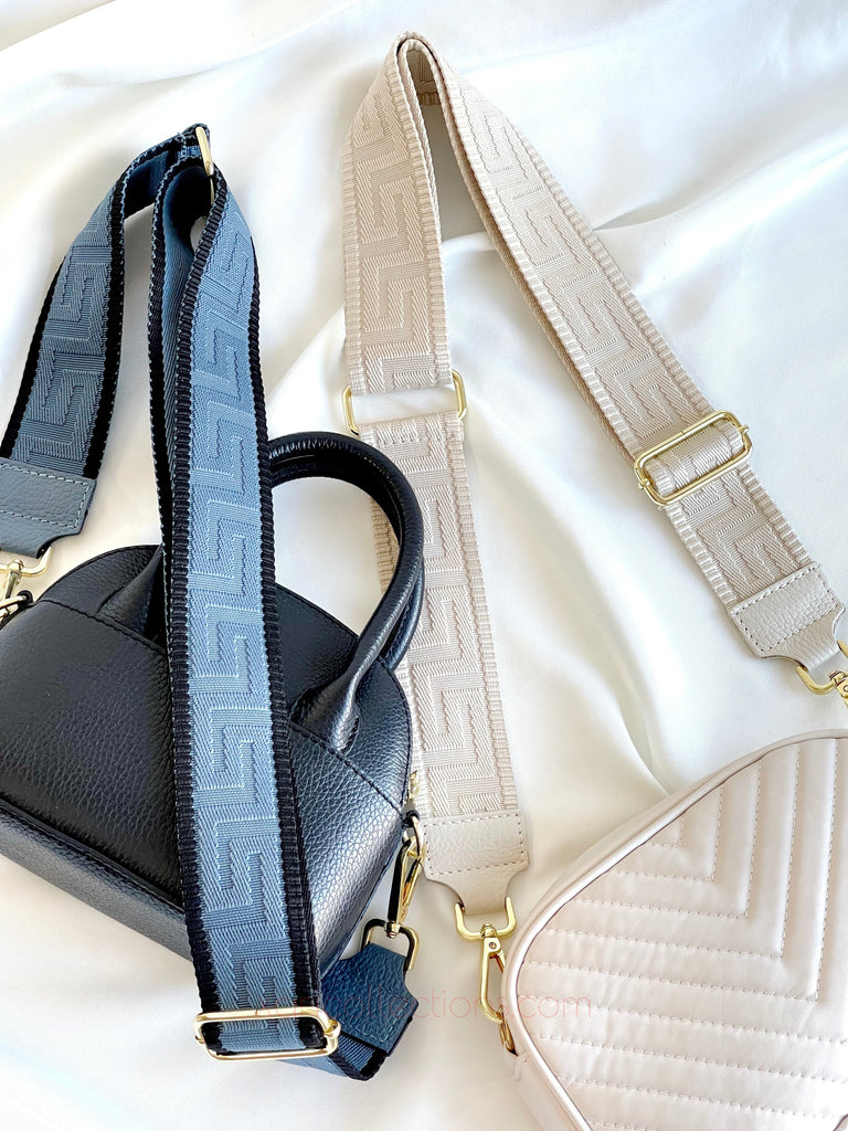 lennon adjustable woven bag strap – modern+chic
