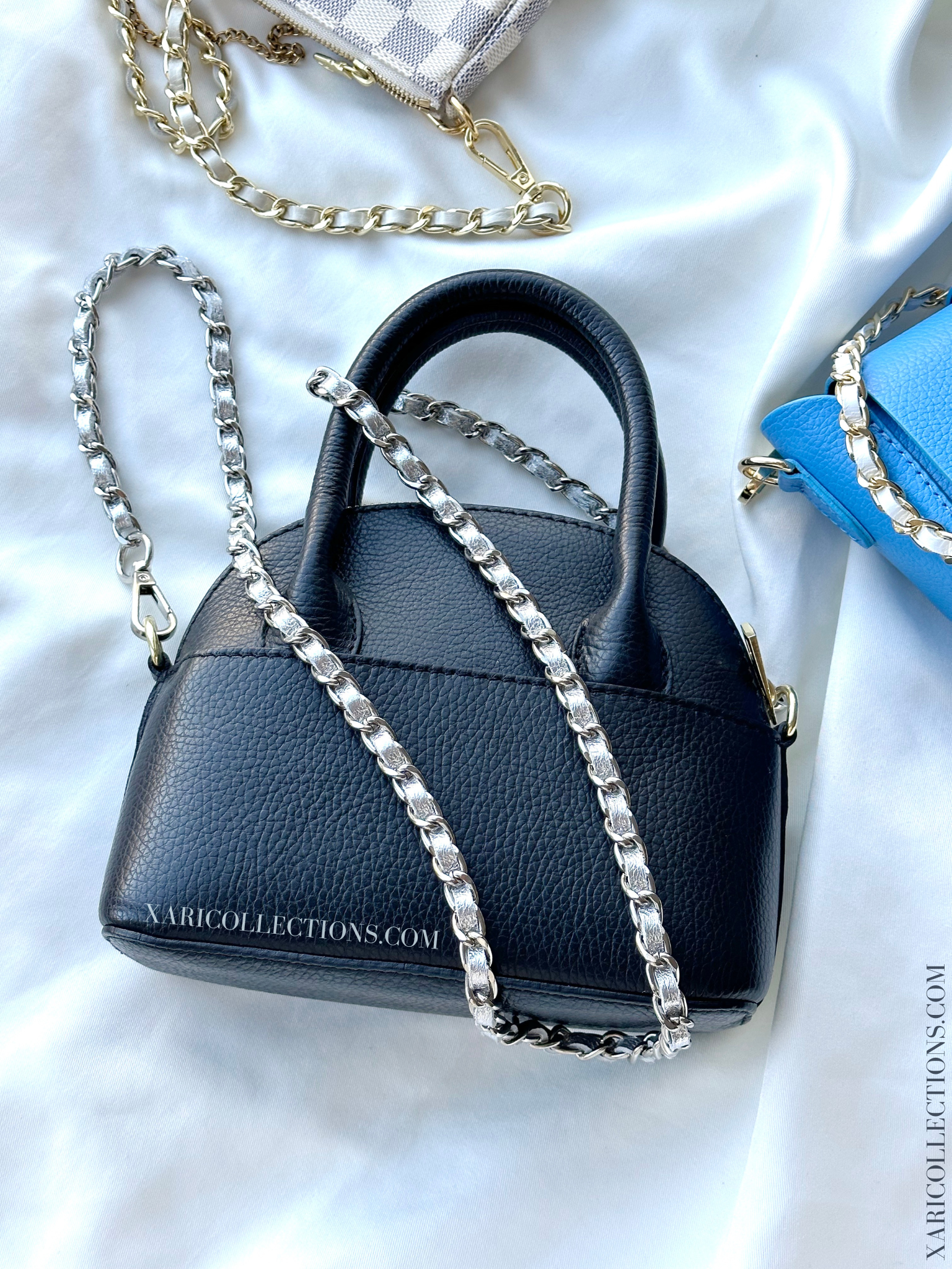 Ava - Silver Crossbody Bag Chain – XARI COLLECTIONS
