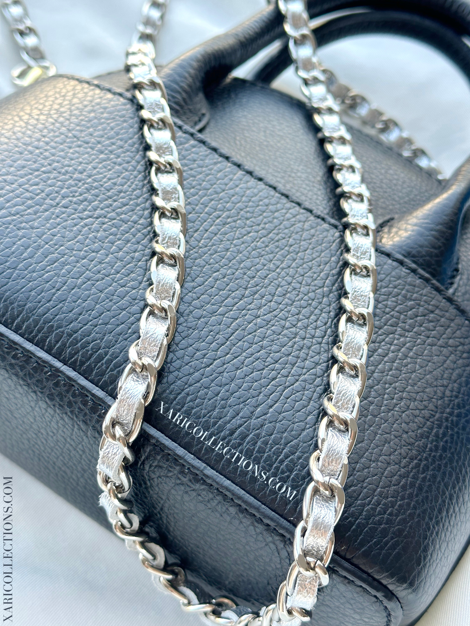 Ava - Silver Crossbody Bag Chain – XARI COLLECTIONS